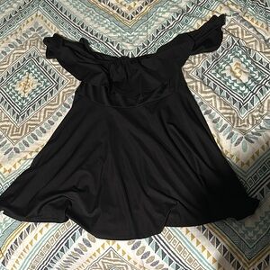 Elegant Black Off-Shoulder Dress